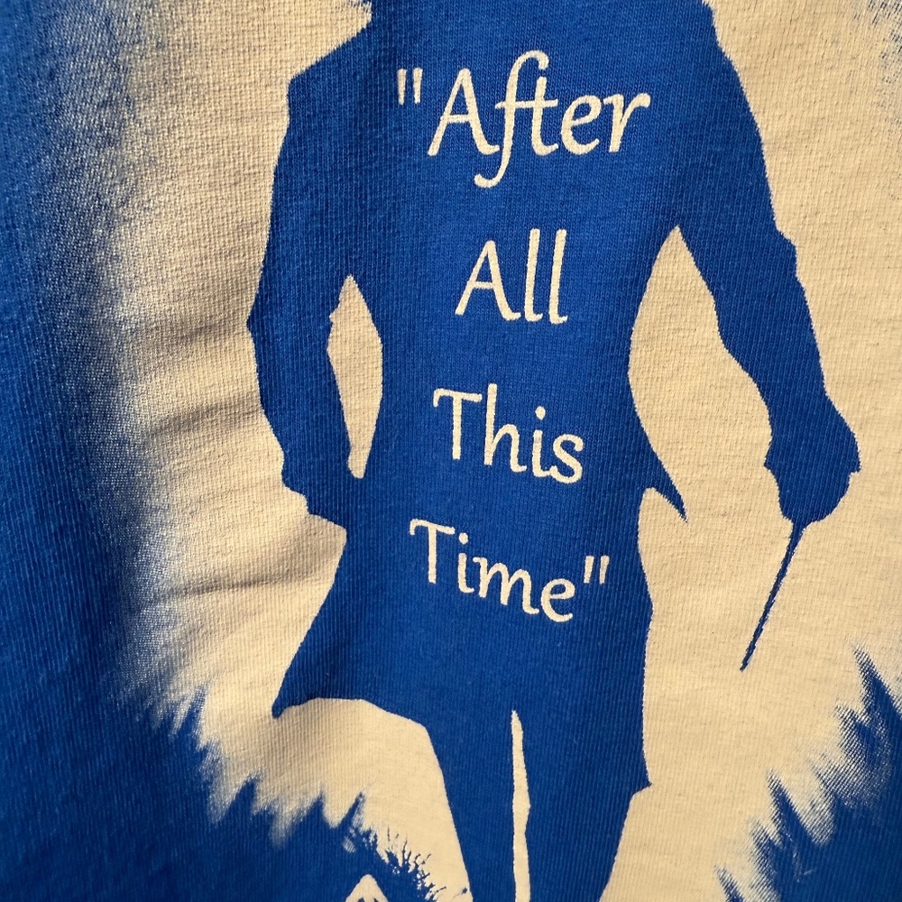 Professor Snape's Farewell. Gildan Royal Blue Long Sleeve Farewell. Size 2XL - Picture 5 of 6